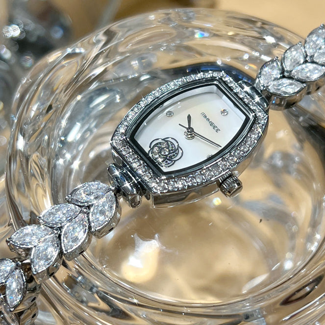 Camellia Crystal Watch | Timeless Elegance