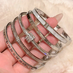 5 Piece Stackable Bangle Set