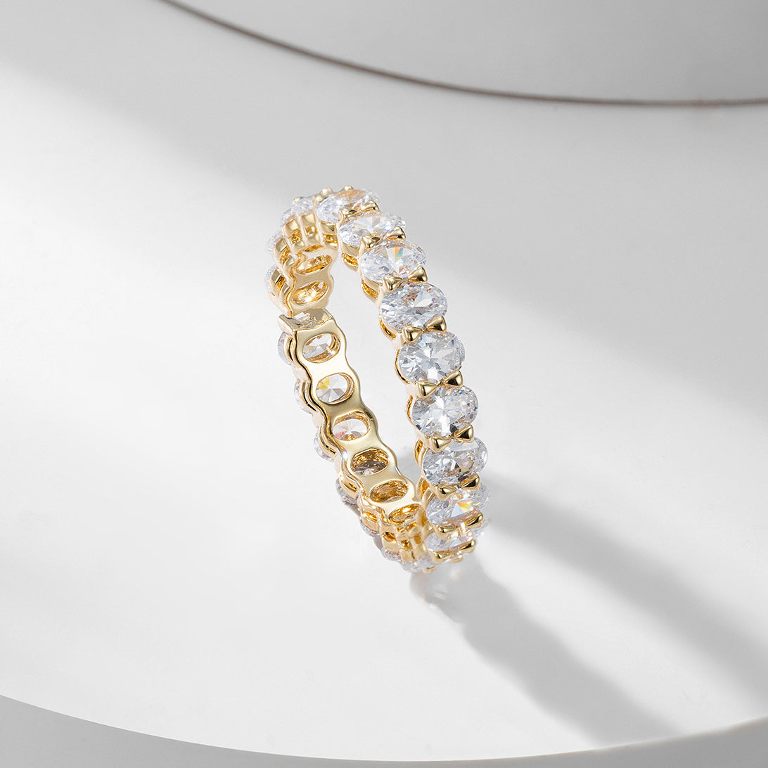 Oval CZ Ring