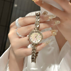 Water-Resistant Mermaid Crystal Watch