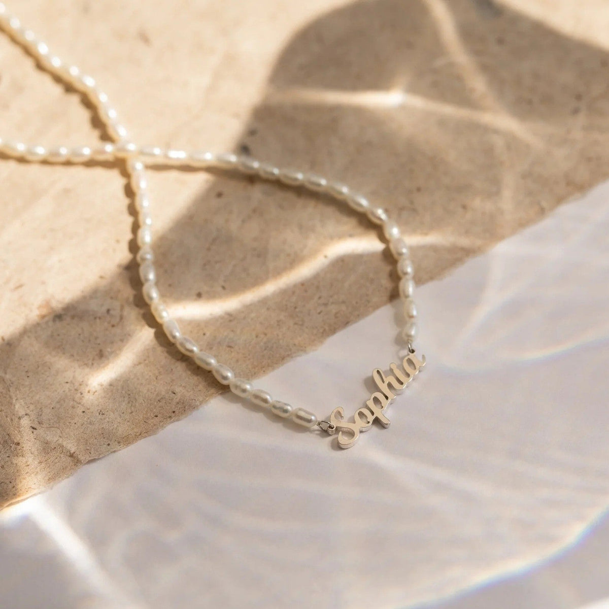 Personalised Pearl Name Necklace
