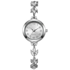 Sparkling Leaf Bracelet Watch