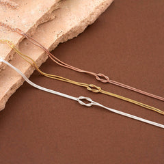 Minimalist Knot Bracelet