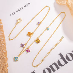Multicolour Blossom Jewellery Set