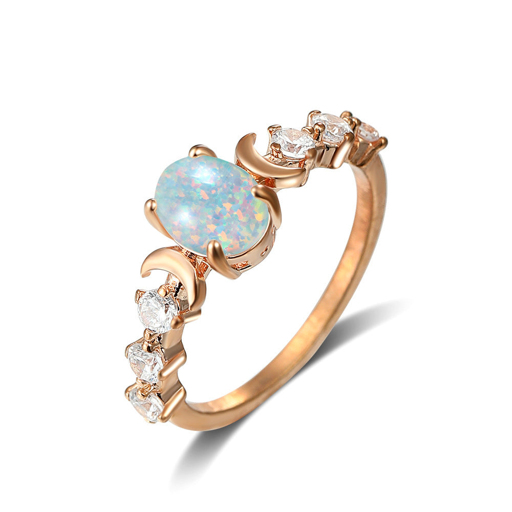 Synthetic Opal Ring
