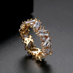 Colourful CZ Stackable Ring
