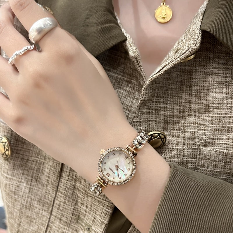 Water-Resistant Mermaid Crystal Watch