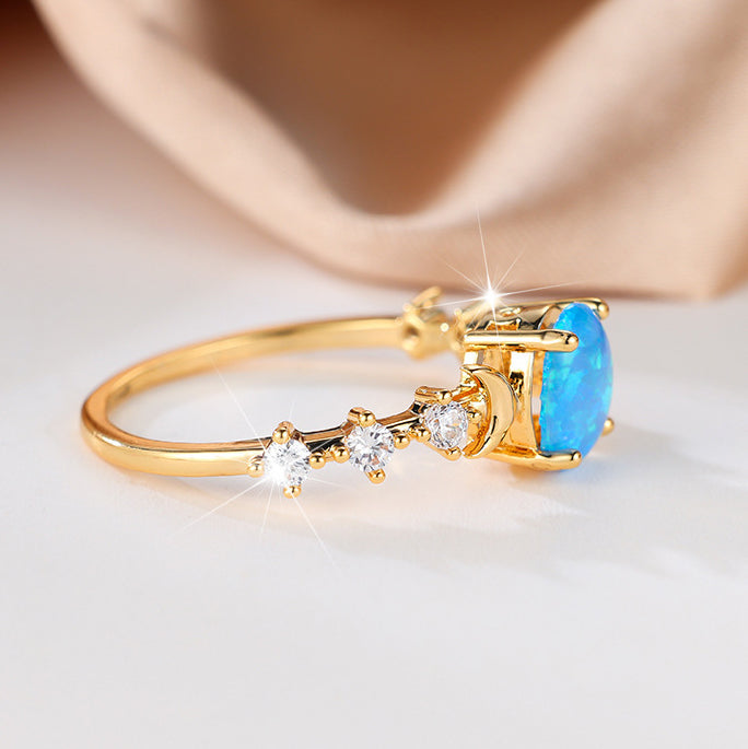 Synthetic Opal Ring