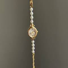 Pearl Quartz Bracelet Watch