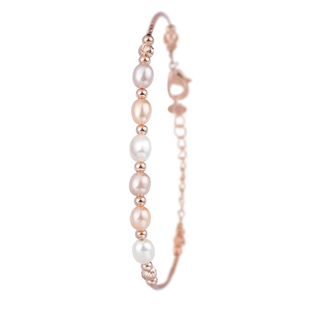 Pearl Quartz Bracelet Watch