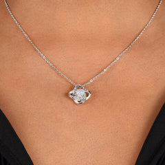 To my Daughter - Love Knot Necklace, from Dad