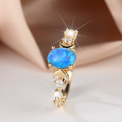 Synthetic Opal Ring