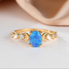 Synthetic Opal Ring