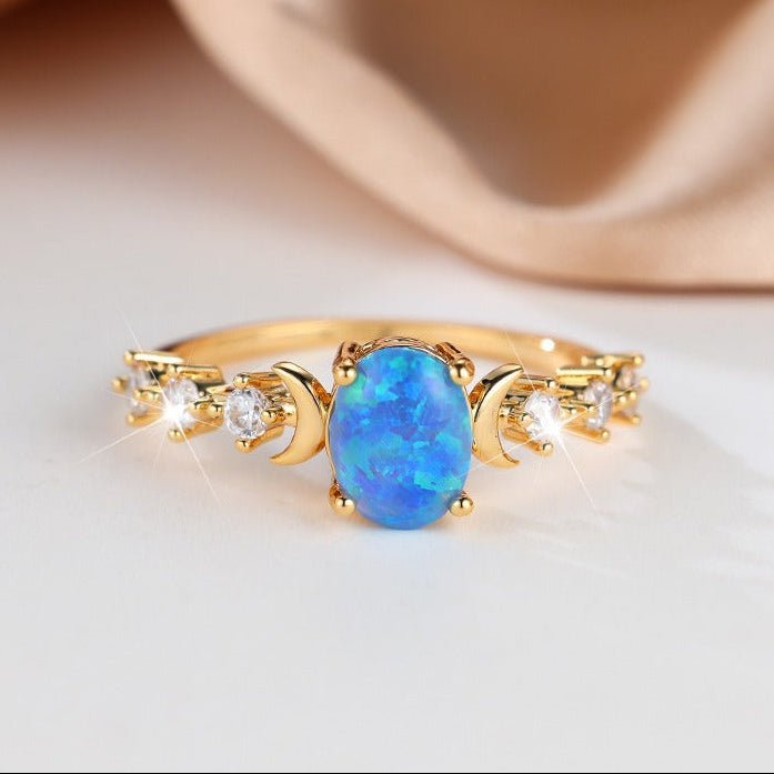 Synthetic Opal Ring