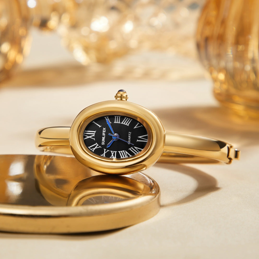 Oval Vintage Bracelet Watch
