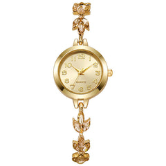 Sparkling Leaf Bracelet Watch
