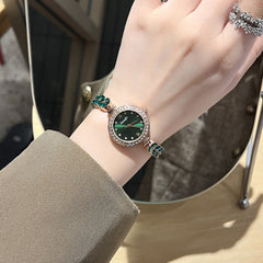 Water-Resistant Mermaid Crystal Watch