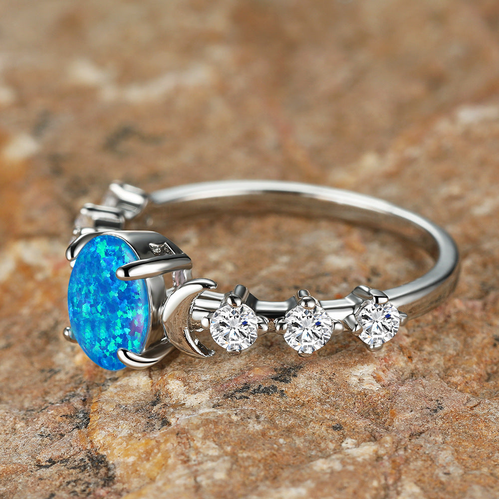 Synthetic Opal Ring