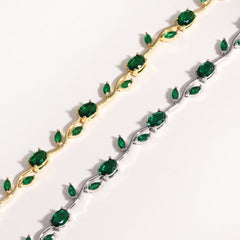 Jewel-Toned Vine Bracelet