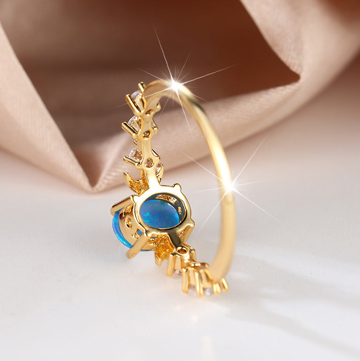 Synthetic Opal Ring