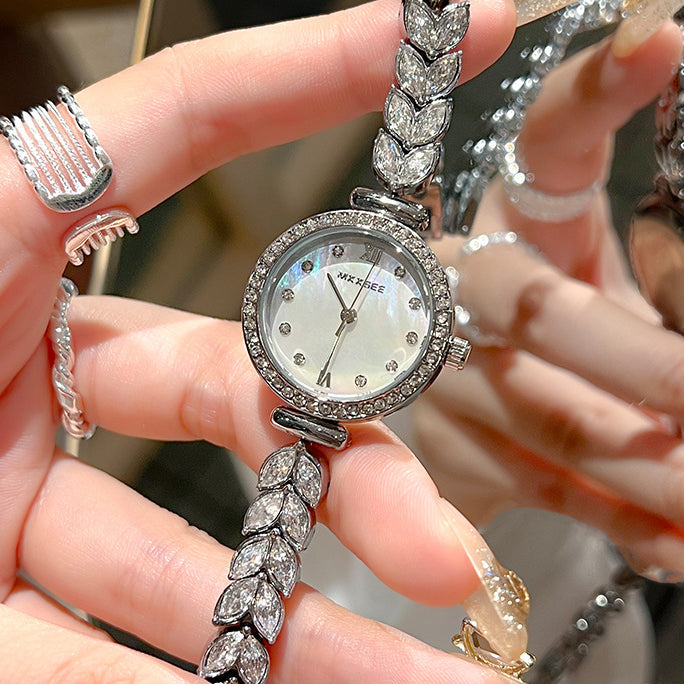 Water-Resistant Mermaid Crystal Watch