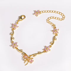 Crystal Bow Bracelet