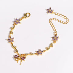 Crystal Bow Bracelet