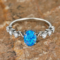 Synthetic Opal Ring