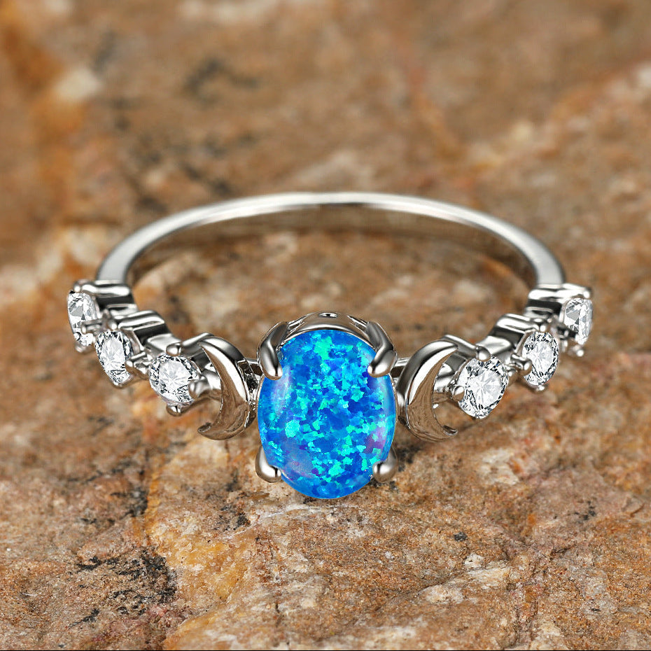 Synthetic Opal Ring