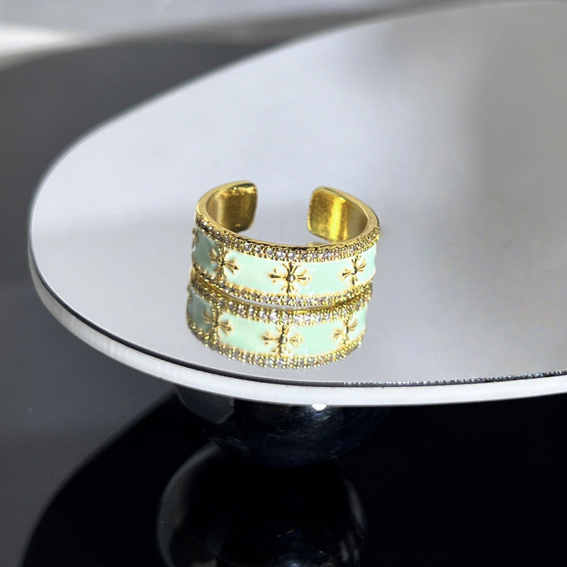 2-Piece Cross Stackable Ring Set