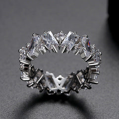 Colourful CZ Stackable Ring
