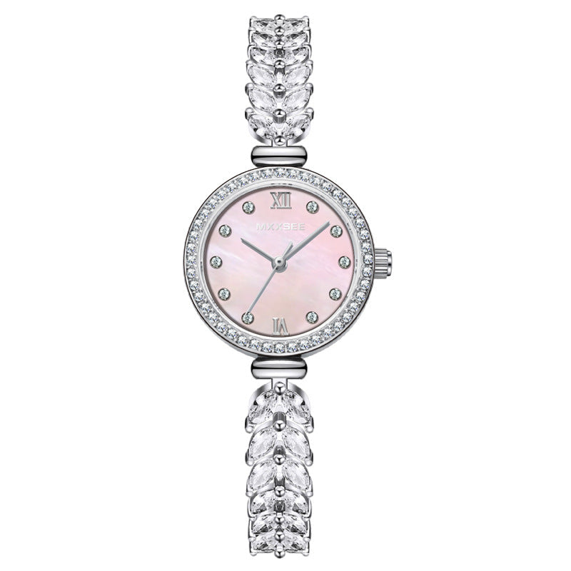 Water-Resistant Mermaid Crystal Watch
