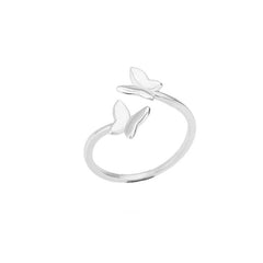 Adjustable Butterfly Ring