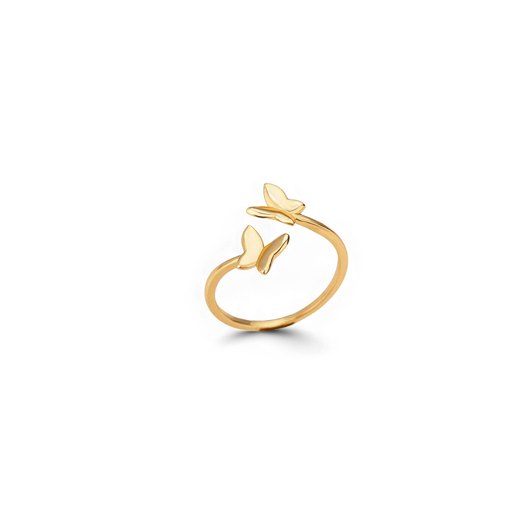Adjustable Butterfly Ring