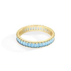 Baguette Birthstone Eternity Band