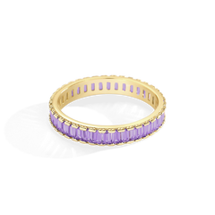 Baguette Birthstone Eternity Band
