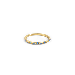Dainty Constellation Birthstone Ring