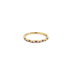 Dainty Constellation Birthstone Ring