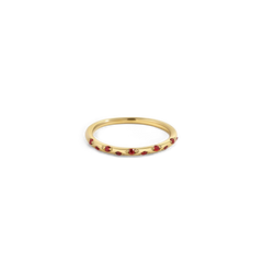 Dainty Constellation Birthstone Ring