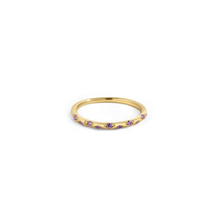 Dainty Constellation Birthstone Ring
