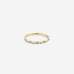 Dainty Constellation Birthstone Ring