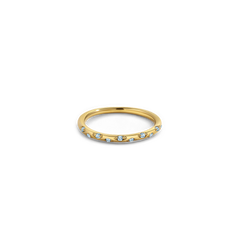 Dainty Constellation Birthstone Ring