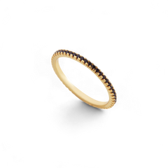 Black Diamond Eternity Stacking Ring