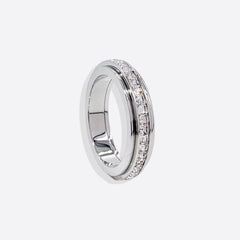 Crystal Statement Spinning Fidget Ring