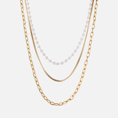 Triple Topaz Necklace