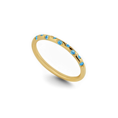 Dainty Constellation Birthstone Ring