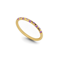 Dainty Constellation Birthstone Ring