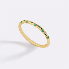 Dainty Constellation Birthstone Ring