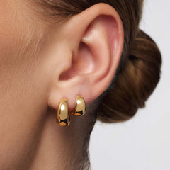 Rue Hoops | Gold