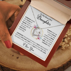 To My Beautiful Daughter - Time will never change my love for you - Gold